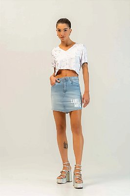 Cropped Fashion Party Branco Labellamafia