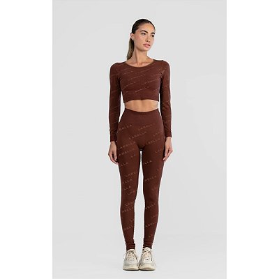 Legging Seamless Labellamafia Marrom