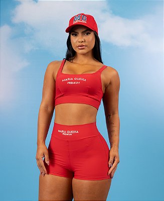 Conjunto Cropped e Short Sense Maria Gueixa