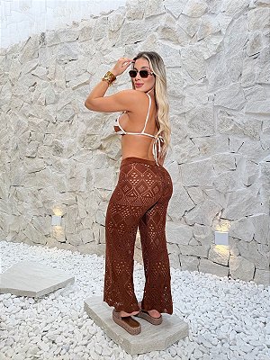 CALÇA TRICOT PRAIA MARIA GUEIXA