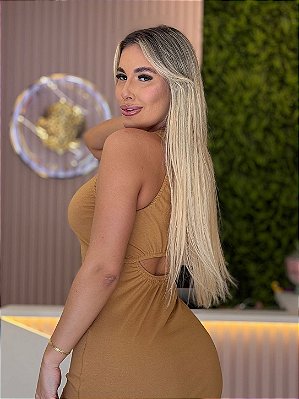 VESTIDO MIDI ALONGADO ESTAMPA MARIA GUEIXA