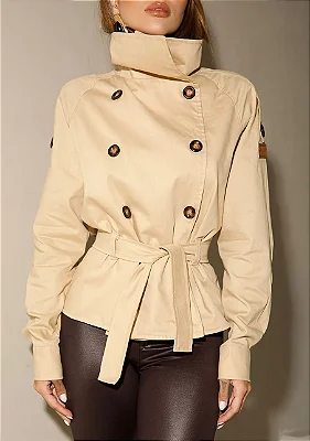 CASACO TRENCH COAT CLASSIC MARIA GUEIXA