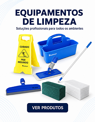 Mini Banner - Equipamentos de Limpeza