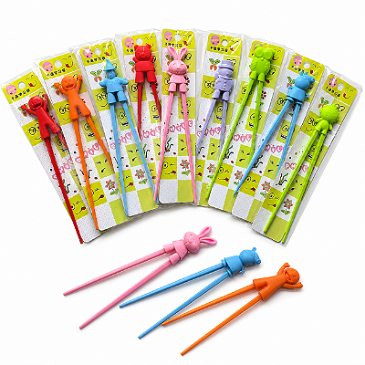 Hashi Infantil Colorido Com Adaptador De Silicone Para Crianças