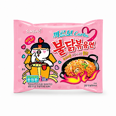 Lamen Coreano Buldak Carbonara Frango Picante 130g Samyang