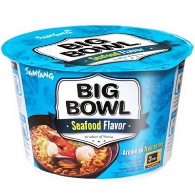 Macarrao Coreano Instantaneo Miojo/Lamen Big Bowl Sabor Frutos Do Mar 95G - Samyang