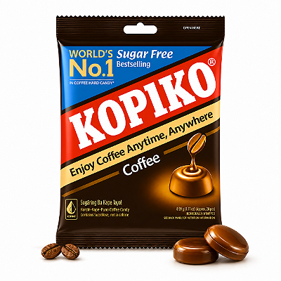 Bala De Café Kopiko Sem Açúcar 75G