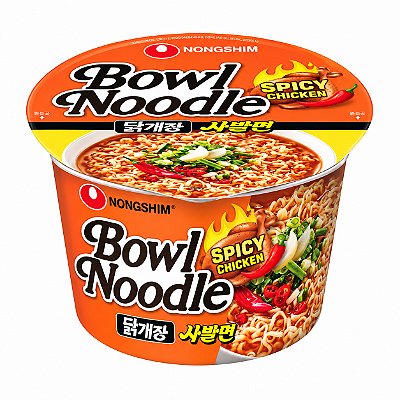 Lamen Coreano Big Bowl Sabor Galinha Picante Nongshim 100g