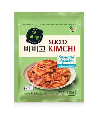 Kimchi Coreano Acelga Condimentada Apimentada Bibigo - Sachê 150g