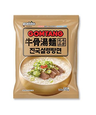 Lamen Coreano Gomtang Sabor Carne - Pacote 102g