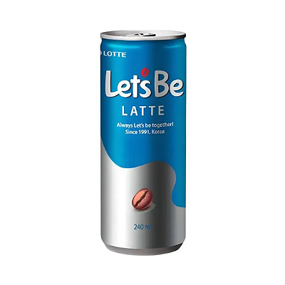 Café Coreano Lets Be Latte Coffee 240ml