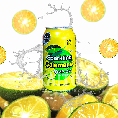 Refrigerante Coreano Sabor Lima Calamansi 350ml