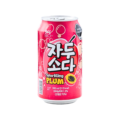Refrigerante Coreano Sabor Ameixa 350ml