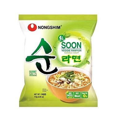 Lamen Coreano Vegetariano Soon Veggie Ramyun 112g