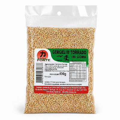 Gergelim Branco Torrado Casa Forte 100g