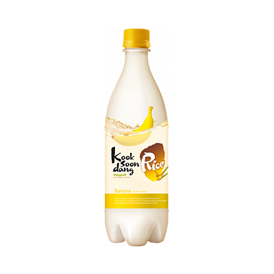 Vinho De Arroz Coreano Makgeolli Sabor Banana 750ml