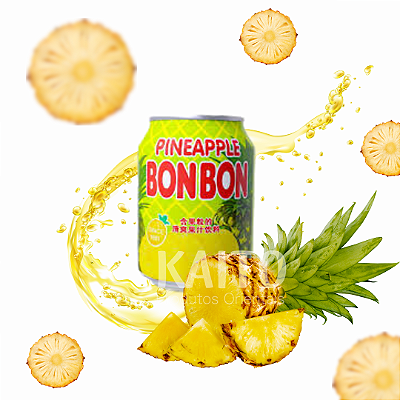 Suco de Abacaxi com Pedaços da Fruta 238ml - Bon Bon Haitai