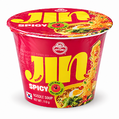 Lamen Coreano Jin Ramen Hot Bowl Ottogi 110g