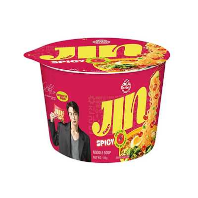 Lamen Coreano Jin Ramen Hot 110g - Ottogi