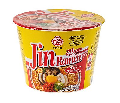 Lamen Coreano Jin Ramen Hot 110g - Ottogi
