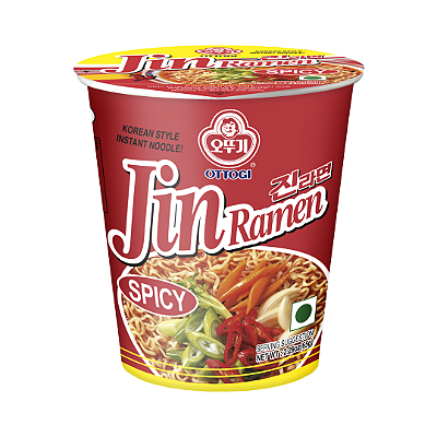 Lamen Coreano Jin Ramen Hot Copo 65g - Ottogi