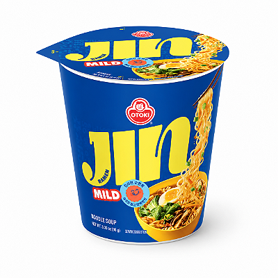 Lamen Coreano Jin Ramen Mild Apimentado Suave Copo Ottogi 65g