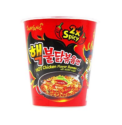 Lamen Coreano Buldak Sabor Frango Picante Extreme Spicy 2x Hot 70g