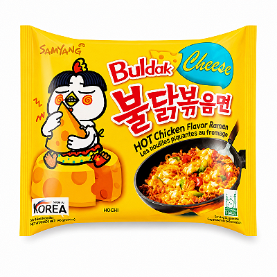Lamen Coreano Buldak Frango Apimentado Com Queijo 140g - Samyang