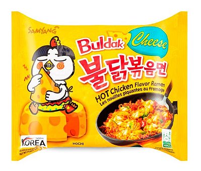 Lamen Coreano Buldak Frango Apimentado Com Queijo 140g - Samyang