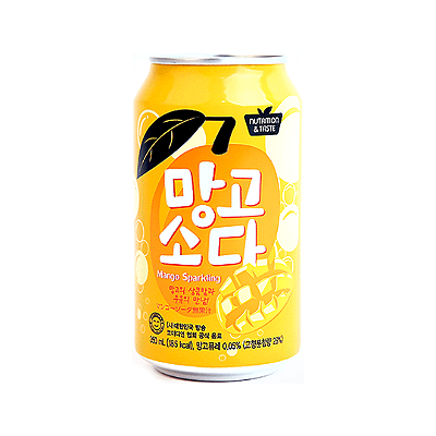 Refrigerante Coreano Sabor Manga 350ml