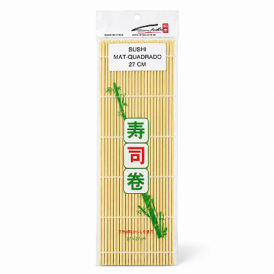 Esteira de Bambu para Enrolar Sushi Sudarê 27cm