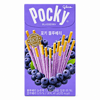 Pocky Biscoito de Palito Sabor Blueberry 41g