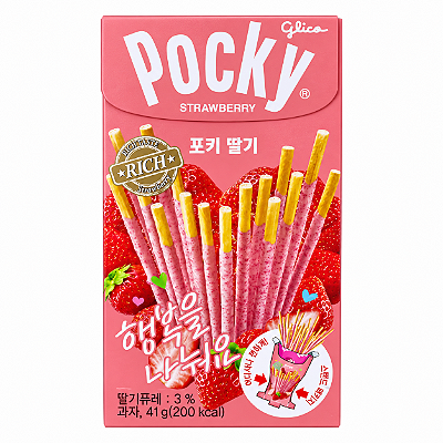 Pocky Biscoito de Palito Sabor Morango 41g