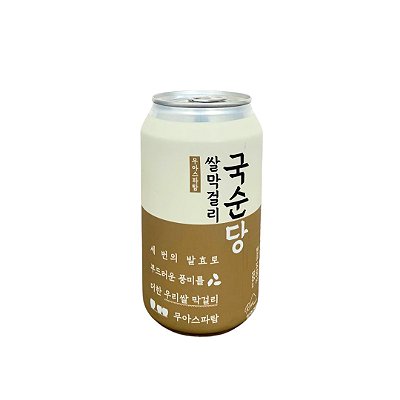 Vinho De Arroz Coreano Makgeolli Sabor Original Lata 350ml