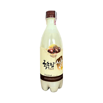 Vinho De Arroz Coreano Makgeolli Sabor Castanha 750ml