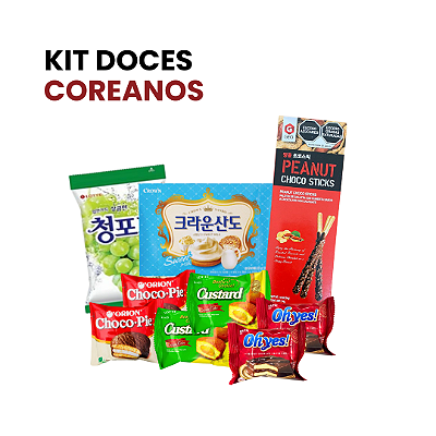 Kit Doces Coreanos