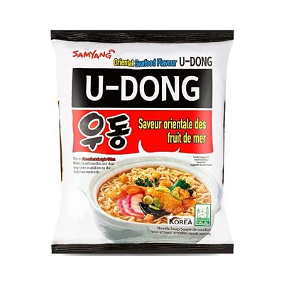 Lamen Coreano U-Dong Frutos Do Mar 120g