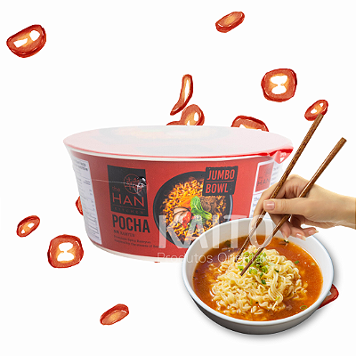 Lamen Coreano Han Kitchen Bowl Pocha 107,5g