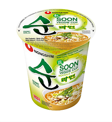 Lamen Coreano Vegetariano Soon Veggie Copo 67g