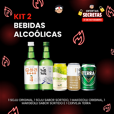 Kit 2 - Bebidas alcoólicas