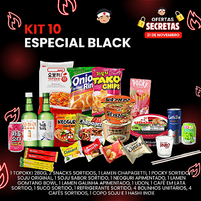 Kit 10 - Especial Black