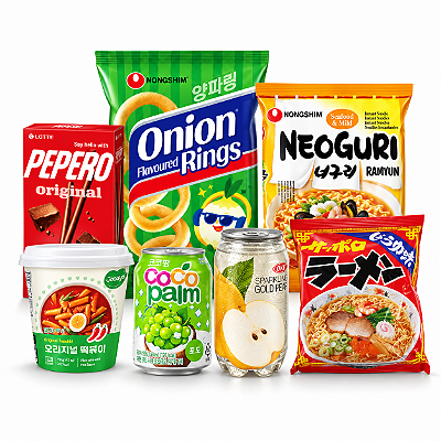 Kit Dorama Suave Produtos Coreanos Levemente Apimentado