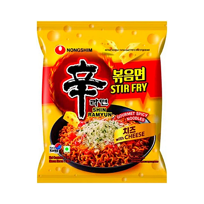 Lamen Coreano Shin Ramyun Stir Fry Cheese Nongshim 136G