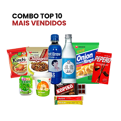 Combo Top 10 Mais Vendidos