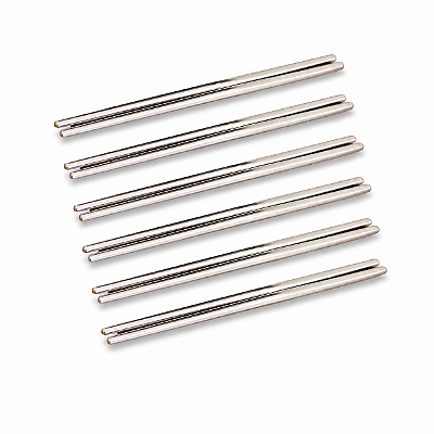 Kit 6 Pares Hashi de Inox Jeotgarak Coreano