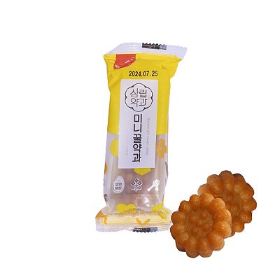 Biscoito Coreano Honey Yakgwa Frito Sabor Mel e Canela Samlip - 70g