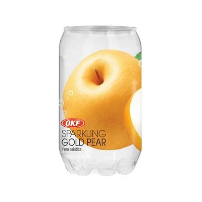 Refresco Coreano Levemente Gaseificado Sabor Pêra Asiática 350ml