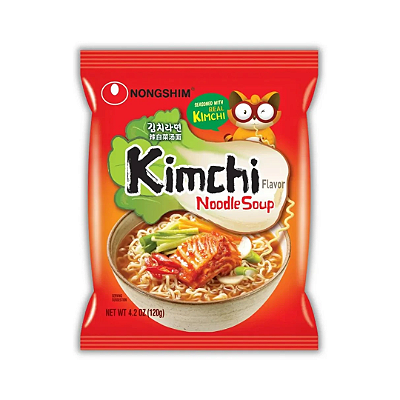 Lamen Coreano Sabor Kimchi 120G - Nongshim USA