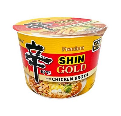 Lamen Big Bowl Shin Gold Sabor Galinha Picante 101g - Nongshim