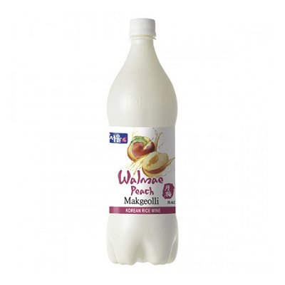 Vinho De Arroz Coreano Makgeolli Sabor Pêssego 750ml